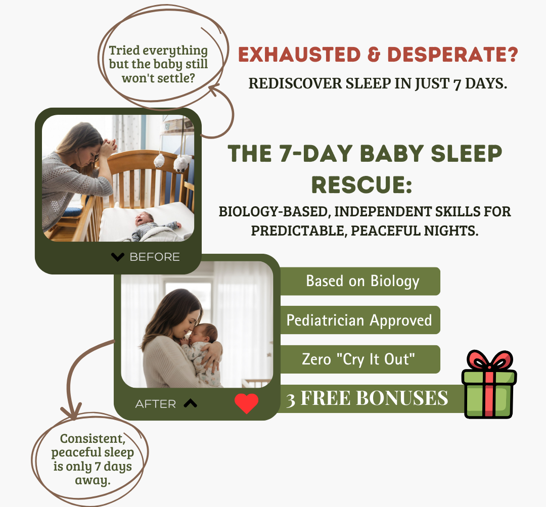 The 7-Day Baby Sleep Rescue: From Exhausted to Well-Rested.